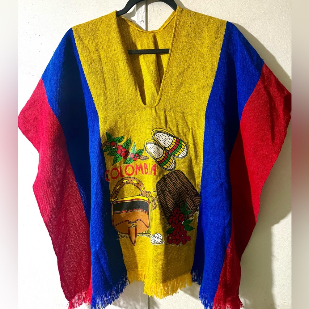 Colorful Colombian Poncho